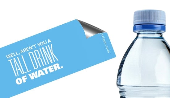 Water Bottle Labels