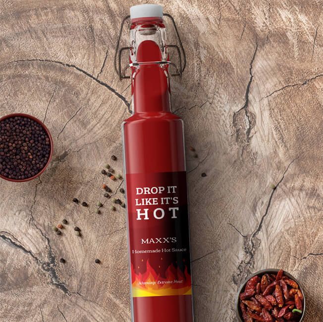 drop it like it's hot sauce labels