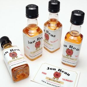 50ml Jim Beam bottle labels