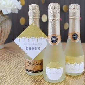 labels for mini champage bottles