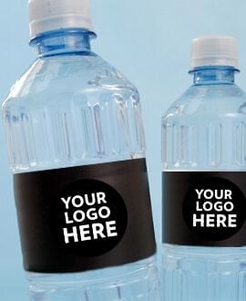 Full Color Clear Custom Bottled Water - 8 oz.