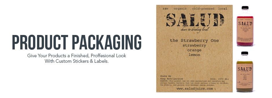 product packaging labels