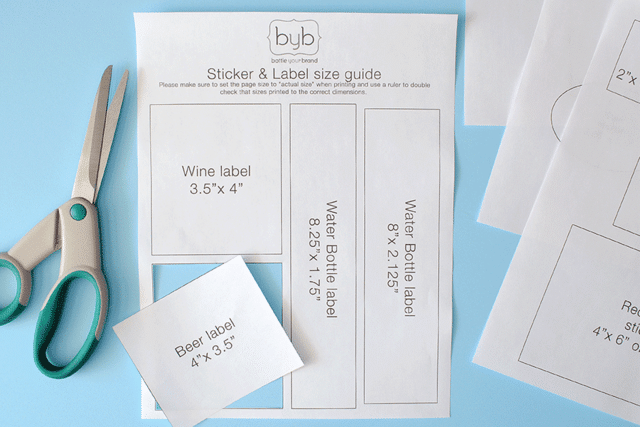 Label Size Guide