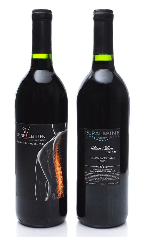 custom labels for the back of wine bottles