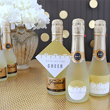 Custom Champagne Label, Personalized Champagne Label, Digital Champagn –  Custom Bottle Label