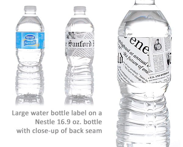 nestle water bottle labels